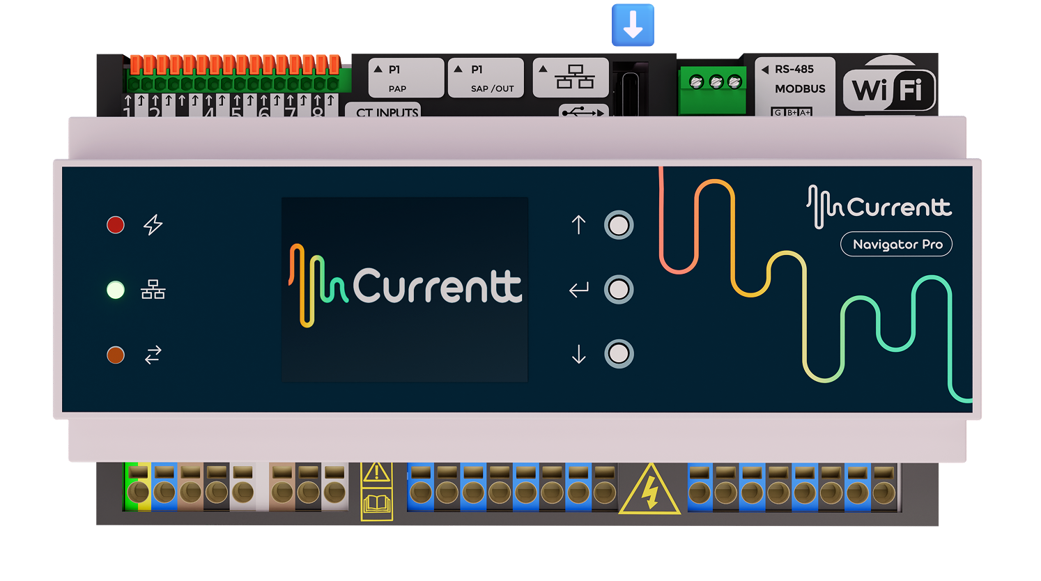 USB-C aansluiting op de Navigator