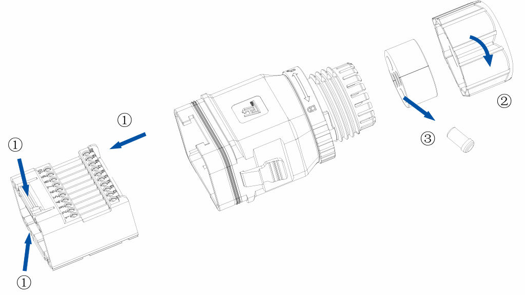 SAJ HS3 communication connector