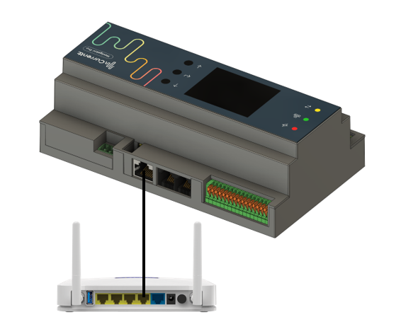 Network cable connection diagram